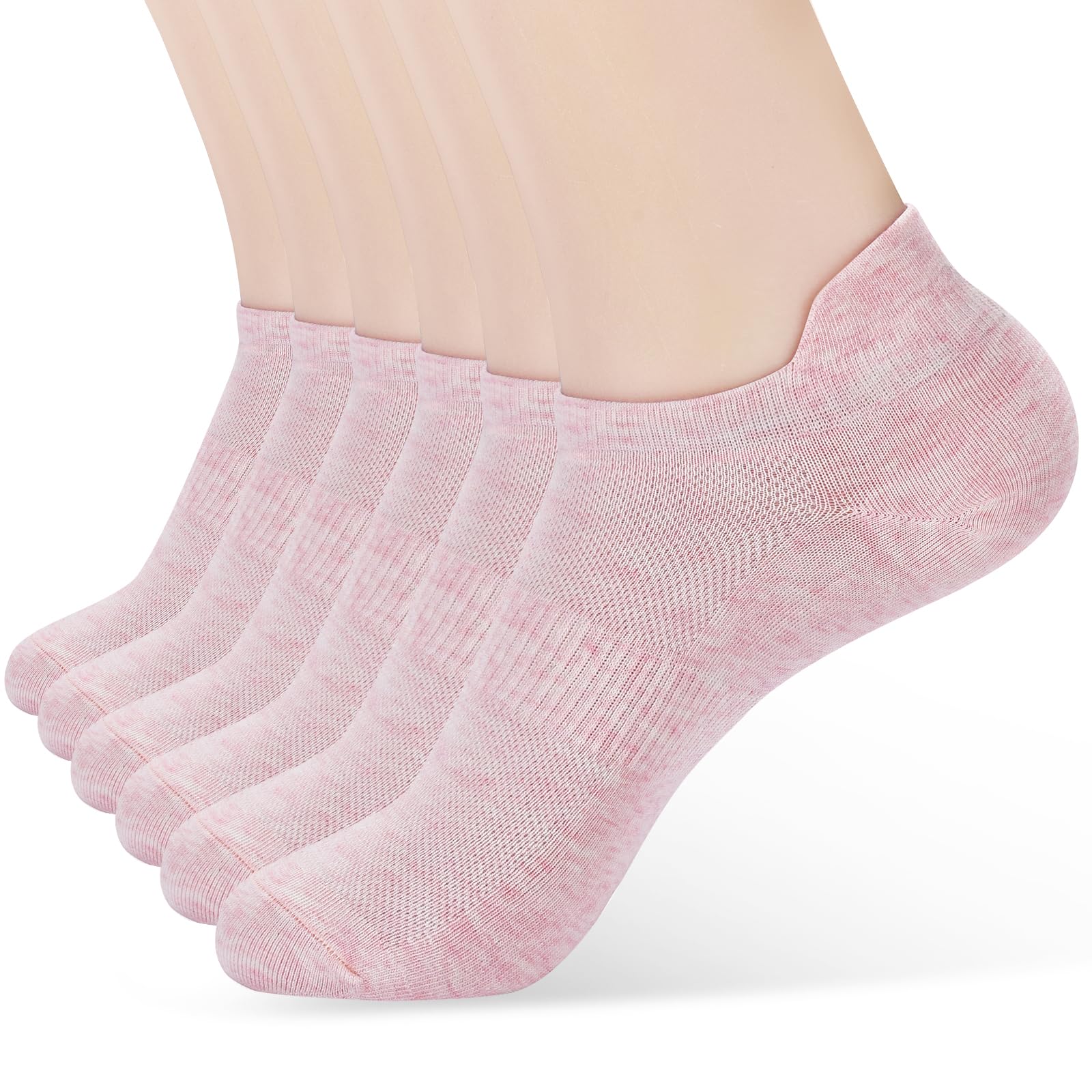 ATBITER Ankle Socks Womens and Men Thin Athletic Running Low Cut No Show Socks With Heel Tab 6-12 Pairs