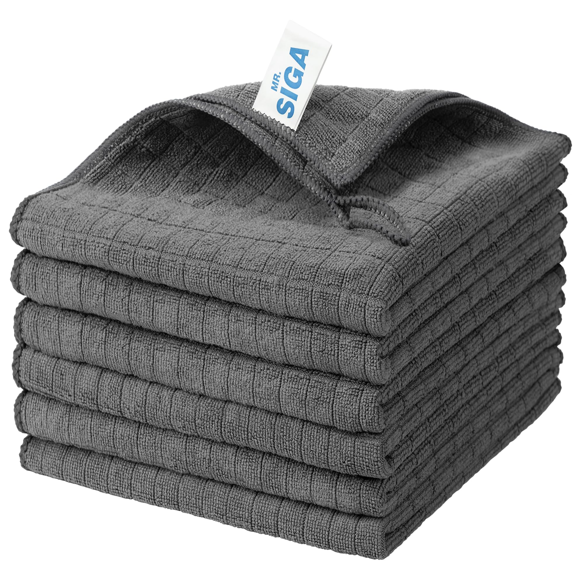 MR.SIGA Microfiber Cleaning Cloth, All-Purpose Cleaning Towels, Pack of 50, Size 11.8 x 11.8 in